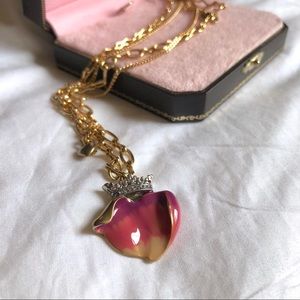 Juicy Couture Heart & Crown Necklace